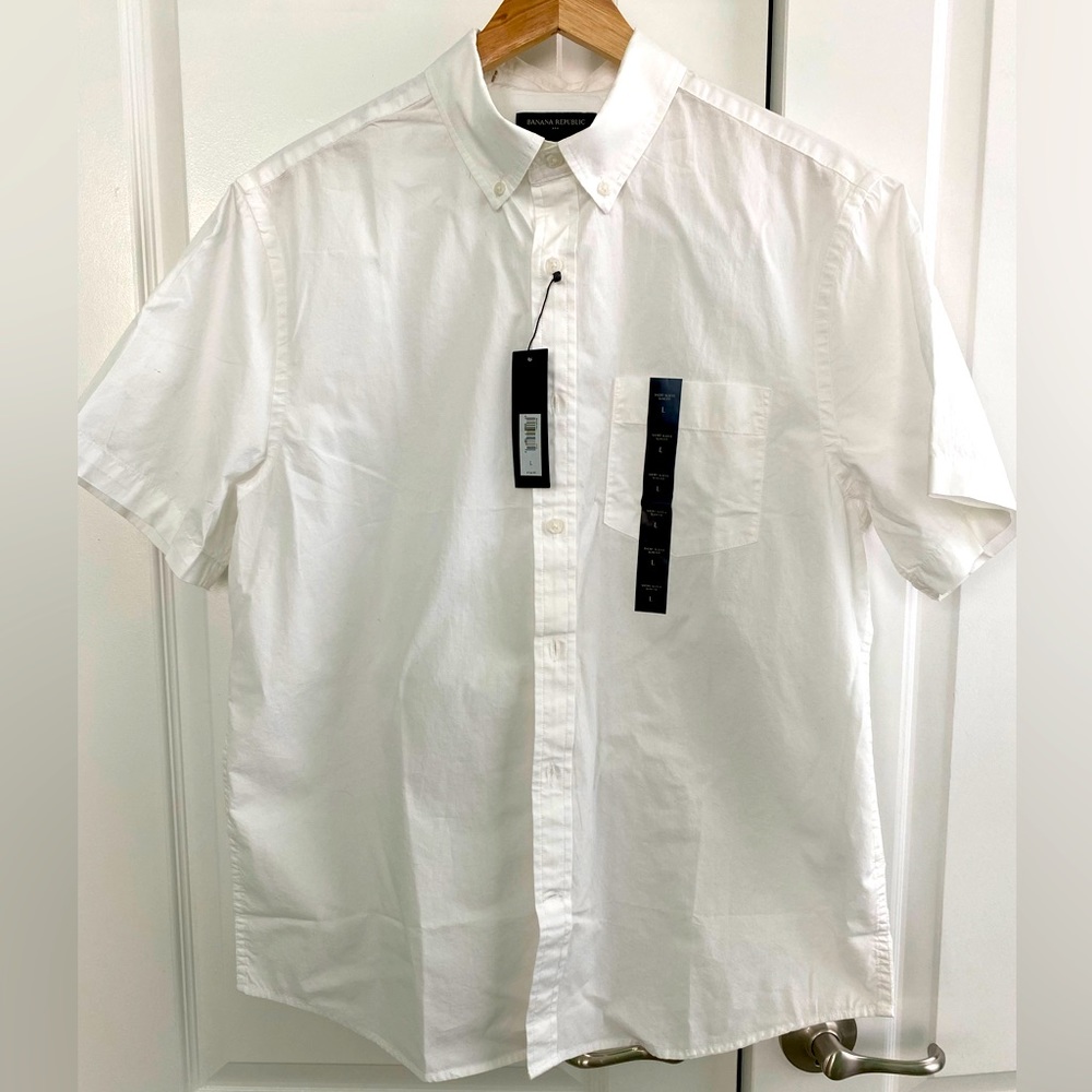 Banana Republic Factory - Slim Organic Cotton Shirt - Size L - NWT